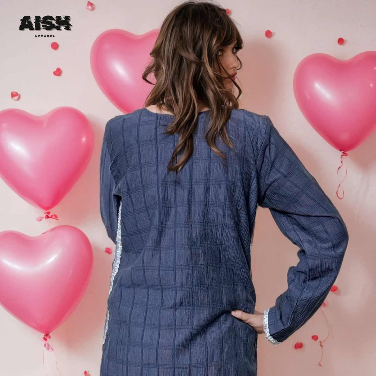 Checkered Ethnic Suit