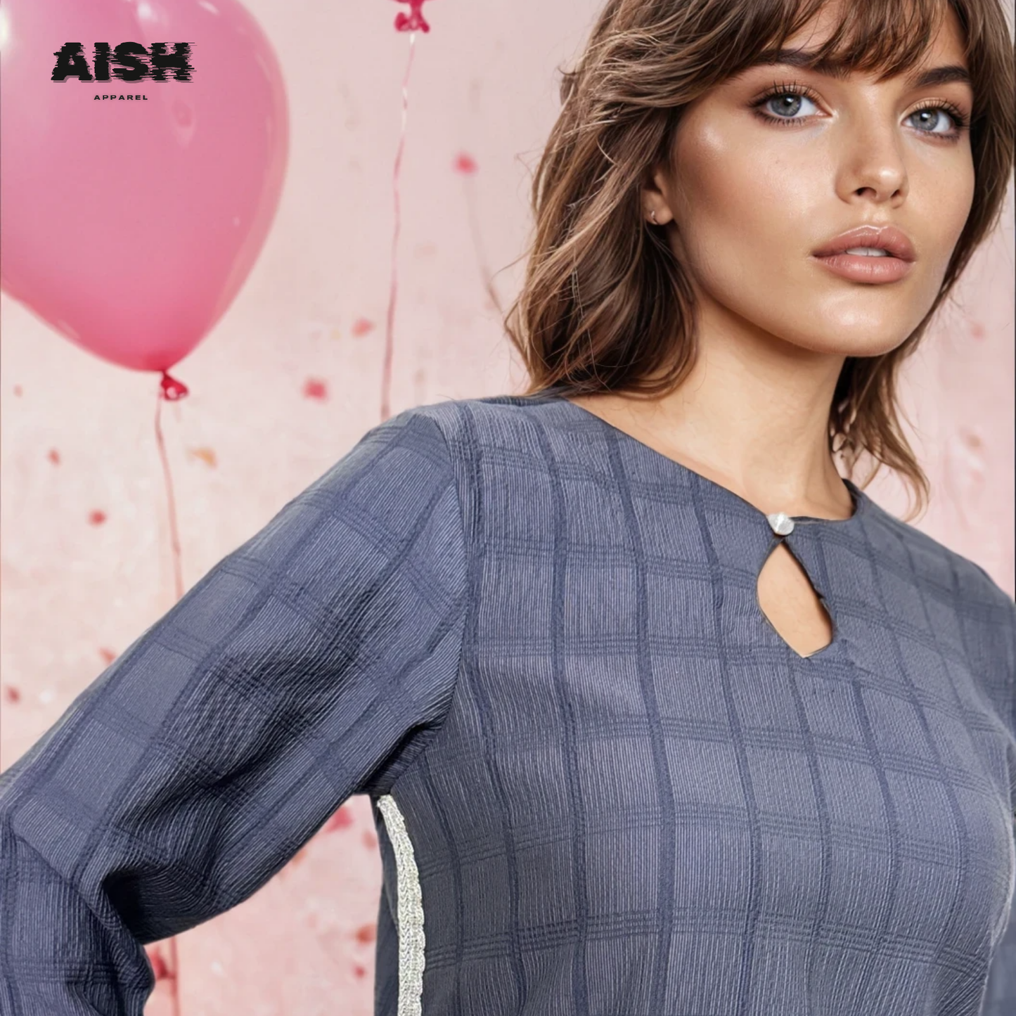 Checkered Ethnic Suit