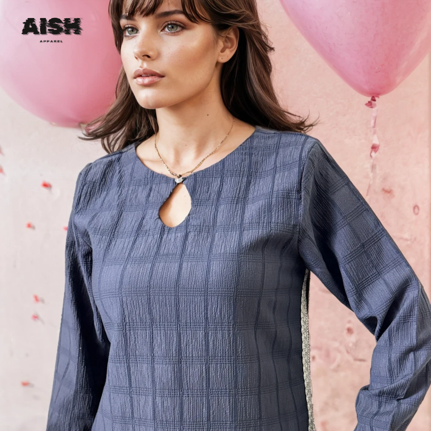 Checkered Ethnic Suit